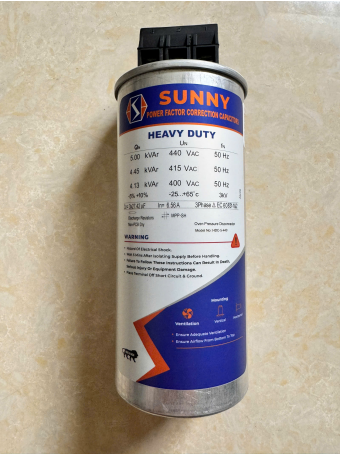 Tụ bù khô SUNNY CAP/05/440SUN 3P 5KVAr 440V
